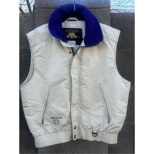 Vintage White DESCENTE Puffer Snow Winter Vest Women's Large XL